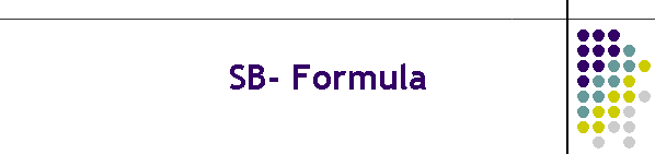 SB- Formula